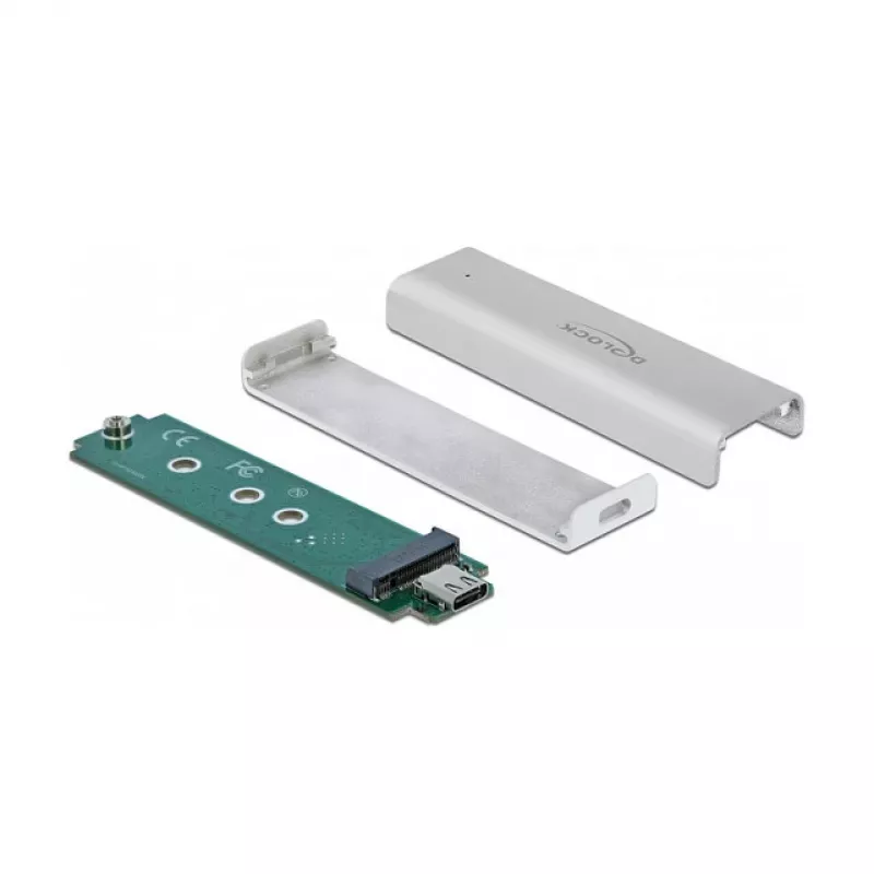 DeLOCK 42634 sidabrinis M.2 SSD korpusas