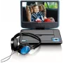 Nešiojamas DVD grotuvas Lenco DVP-910 – 9 colių ekranas, mėlynas (DVP910BLAU)