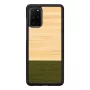 Dėklas Man and Wood Samsung Galaxy S20+ — bambukas, miško juoda