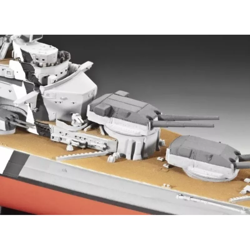 Lėktuvnešio modelis Revell Bismarck Surinkimo rinkinys 1:700