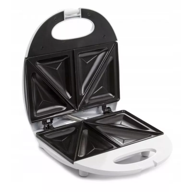 Skrudintuvas Ravanson OP-7010B — 2 riekėms, 750 W, reguliuojamas skrudinimas, nelimpančios plokštės, baltas