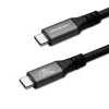 USB-C kabelis QOLTEC USB4 240W, skirtas Thunderbolt 3/4, 40 Gbps, 240 W galios tiekimas