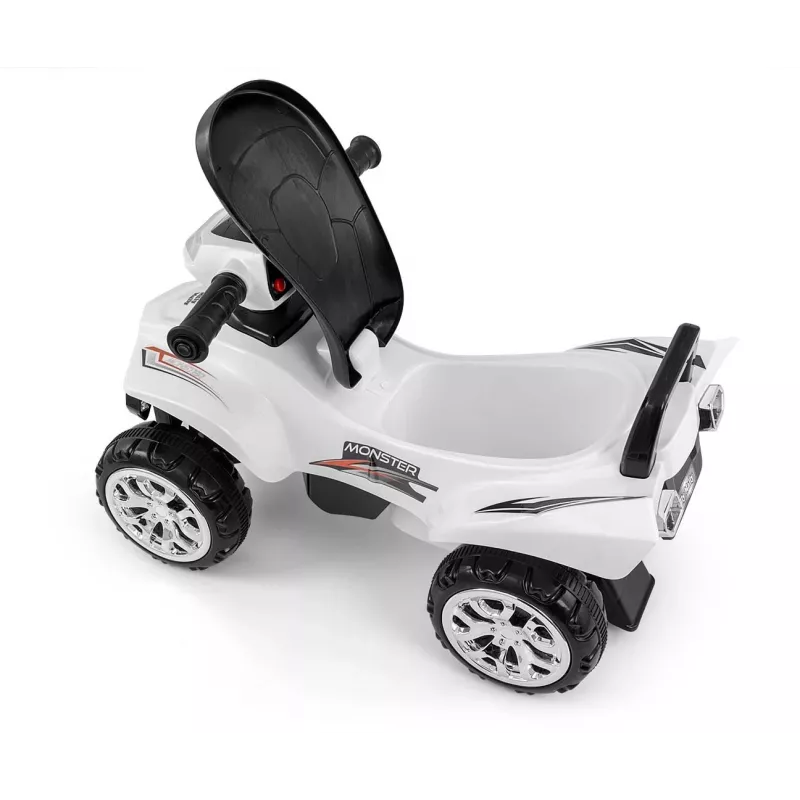 Vaikiškas važinėjamas žaislas milly mally Vehicle Monster baltas – modelis 5694