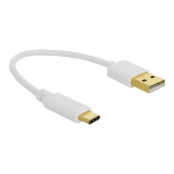 Įkrovimo laidas USB DeLOCK Type-A į USB Type-C 15 cm