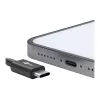 Laidas USB-C (vyriškas) į USB-C (vyriškas) - USB 2.0, 3 A, 0,5 m, juodas - Wentronic goobay (66316)