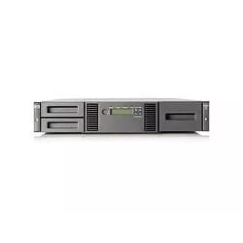 Hewlett Packard Enterprise HPE StorageWorks MSL2024 – Juostų biblioteka – LTO Ultrium – maksimalus įrenginių skaičius: 2 – Stelažinė – montuojama į stelažą – 2U – brūkšninių kodų skaitytuvas – skirta ProLiant DL120