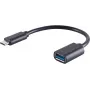 USB laidas S/CONN 13-30009 USB 3.2 Gen 1 0,1 m USB-C į USB-A juodas
