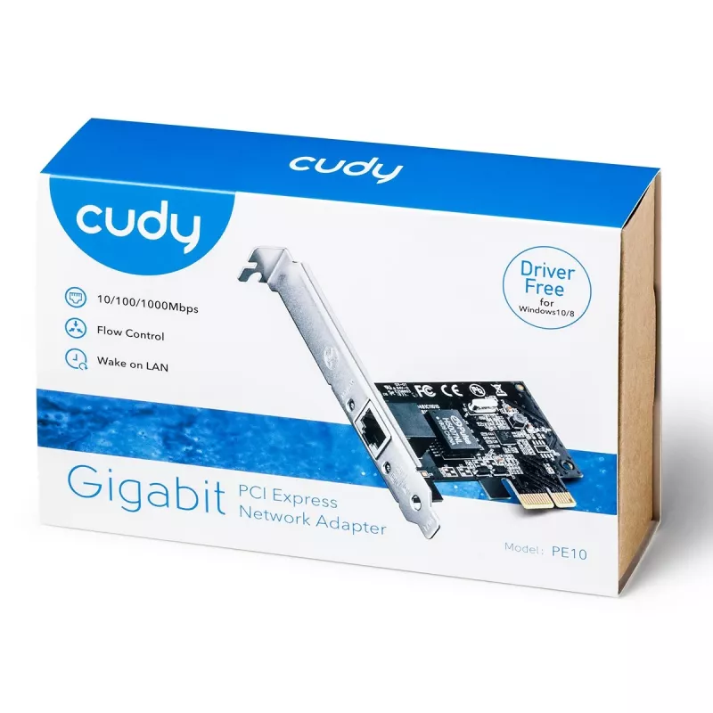 Cudy PE10 tinklo plokštė vidinė Ethernet 1000 Mbit/s