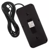 Maclean MCE391 B ilginimo lizdas – 6 kištukiniai lizdai, 4×USB-A + 1×USB-C, 110–240V, 2500W, 3 m laidas, juodas