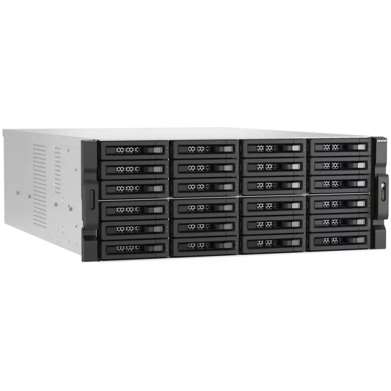 QNAP - TL-R2400PES-RP - Festplatten-Array - 24 Schächte (SATA-600 / SAS-3) SAS 12Gb/s (extern) Rack einbaufähig 3U