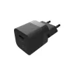Keliautinis USB-C įkroviklis FIXED FIXC25M-C-BK, fiksuotas laidas, 25W, kompaktiškas
