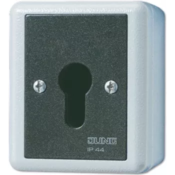 JUNG 833.18 G – Raktinis jungiklis – 1P – Laidinis – Juoda – Balta – Termoplastas – IP44
