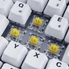 Sharkoon SKILLER SGK50 S3 PBT klaviatūra žaidimams USB QWERTZ vokiška balta