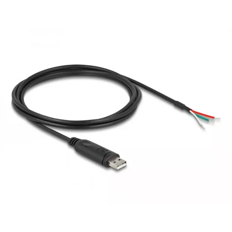 DeLOCK adapterio laidas USB 2.0 Type-A į RS-485 2 m juodas