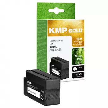 Kasetė KMP GOLD HP 963XL (3JA30AE) juoda