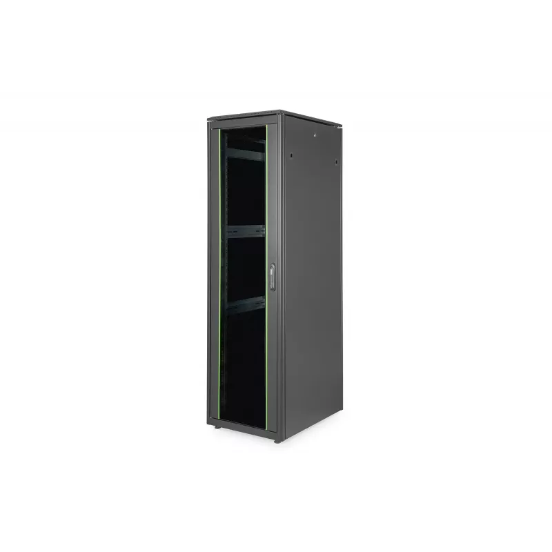 Laisvai pastatomas stovas Digitus DN-19 42U-6/8-B-1, 42U, 600x800 mm, juodas