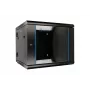 Extralink sieninis RACK spintos korpusas 9U 600x600 AZH juodas, varstomas