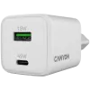 Canyon CU45AC 45W universalus baltas greitasis sieninis kroviklis su USB-C ir USB-A