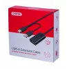 UNITEK Y-278 USB 2.0 laidas 10 m 2 x USB A USB A juodas