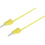 VOLTCRAFT matavimo zondas [4 mm kištukas - 4 mm kištukas] 2 m geltonas MSB-300 (MSB-300-3-GB)