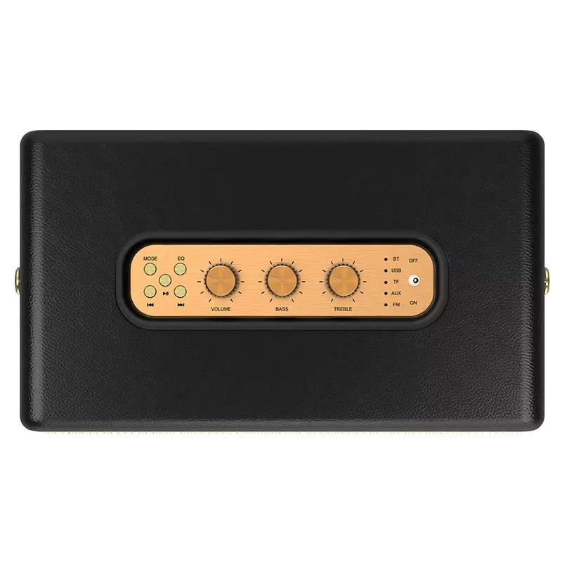 Nešiojamas stereo garsiakalbis TRACER M45 juodas – Bluetooth 5.0, 45 W RMS, FM radijas, įmontuotas mikrofonas, maitinamas baterija
