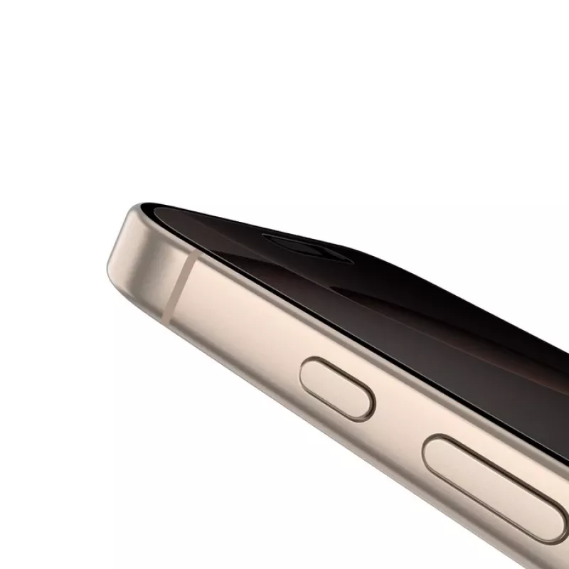 Apsauginis stiklas Belkin OVA169HQ iPhone 16 Pro privatumui, antibakterinis, atsparus smūgiams