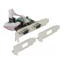 DeLOCK 89641 PCIe sąsajos plokštė su 2 RS-232 prievadais