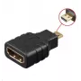 MicroConnect HDM19F19MM lyties keitiklis Micro HDMI į HDMI juodas