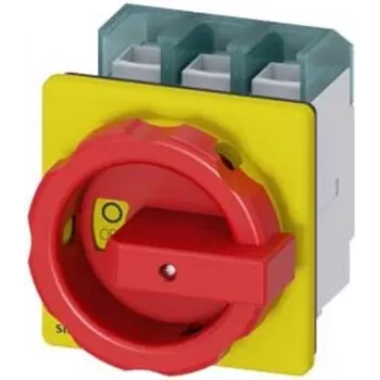 Siemens 3LD2704-0TK53 3P avarinis jungiklis, raudonas/geltonas