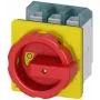 Siemens 3LD2704-0TK53 3P avarinis jungiklis, raudonas/geltonas
