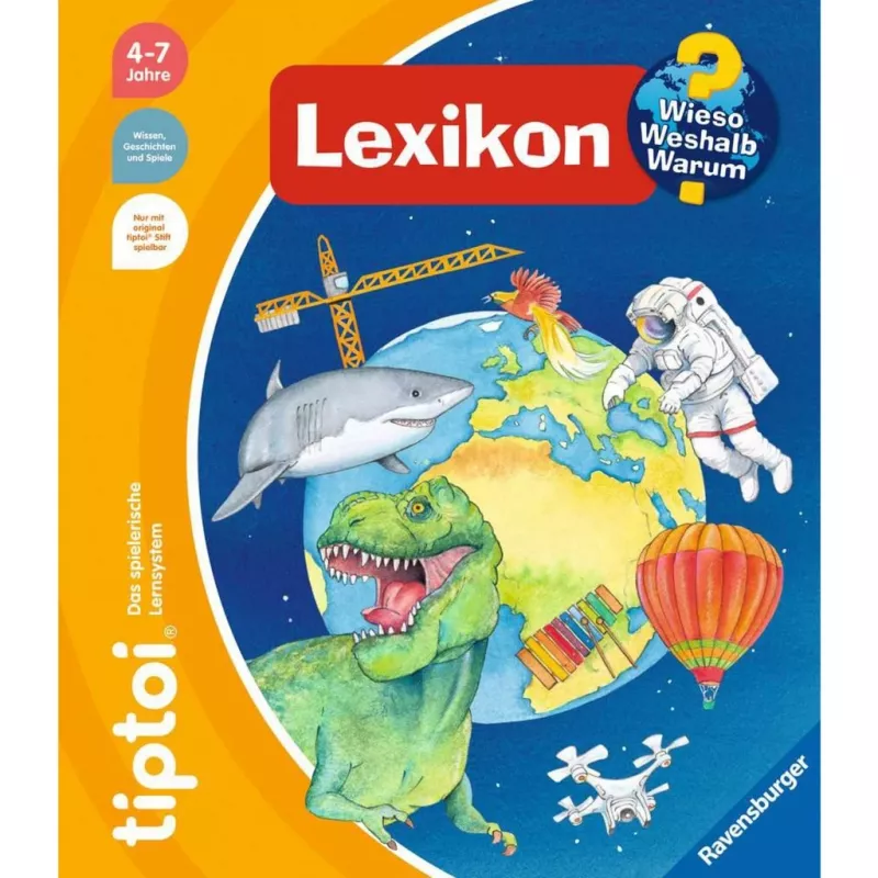 tiptoi Kodėl? Kaip? Kam? Leksikonas, mokomoji knyga