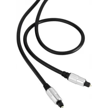 SpeaKa Professional Toslink skaitmeninio garso jungiamasis laidas [1x Toslink kištukas (ODT) - 1x Toslink kištukas (ODT)] 1,50 m juodas SuperSoft apvalkalu SpeaKa Professional (SP-7870568)