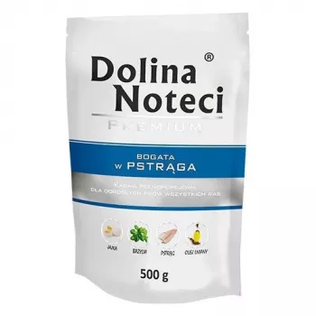 Šlapias šunų maistas dolina noteci Premium Rich in Trout 500 g