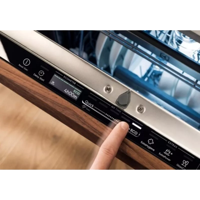 Įmontuojamas indaplovė Electrolux EEG63410L, siaura 45 cm, 10 komplektų, 8 programos, AirDry, AquaStop