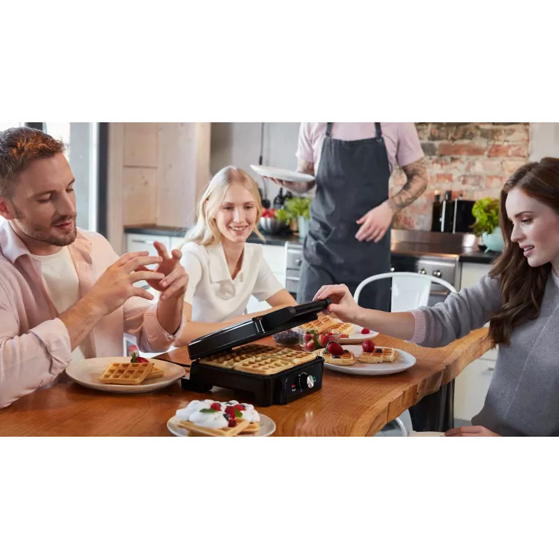 Vaflinė Lovio LVWF001BK – 1400 W, juoda