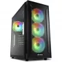 PC korpusas Sharkoon TG6M RGB Tower juodas
