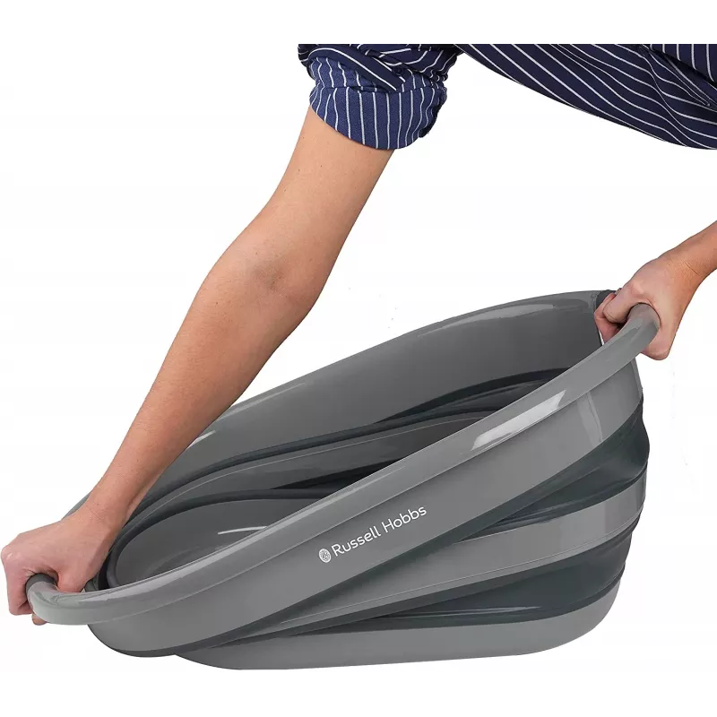 Sulankstoma skalbinių krepšė Russell Hobbs LA053879GRYFEU7 27L pilka