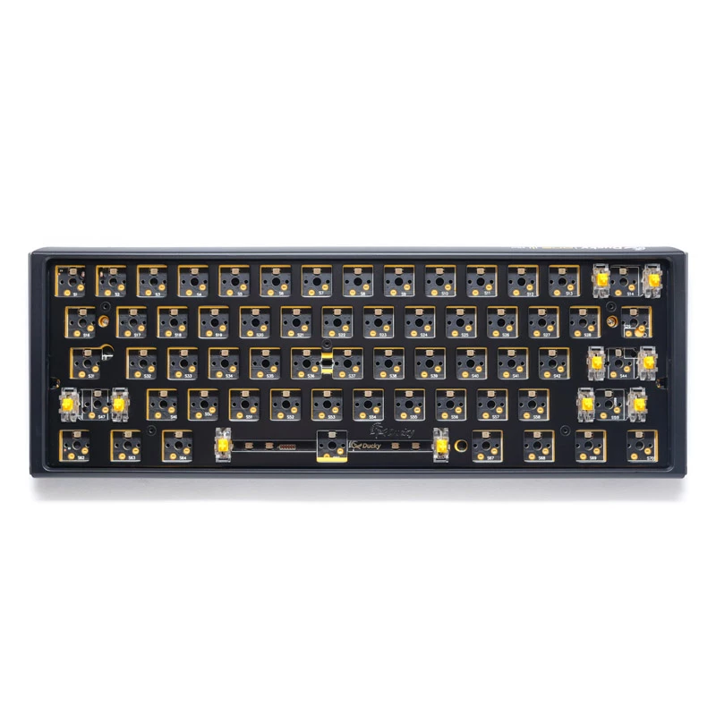 Ducky One 3 Hot-Swap Barebone Mini klaviatūra žaidimams USB US English juoda