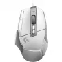Žaidimų pelės rinkinys Logitech G G502 X su G240 kietuoju pelės kilimėliu – dešinei rankai, optinis 25600 DPI, USB Type-A, 13 mygtukų, baltas