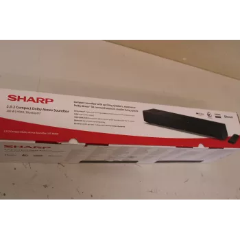Sharp HT-SB700 2.0.2 kompaktiška Dolby Atmos garso juosta – 140 W, Bluetooth, belaidė, juoda