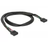 Vidinis USB kabelis DeLOCK 82437 0,5 m 10 kontaktų moteriškas