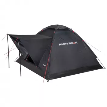 Piramidinė palapinė High Peak Beaver 3 3 asmenims kietu rėmu vandeniui atspari 150 cm