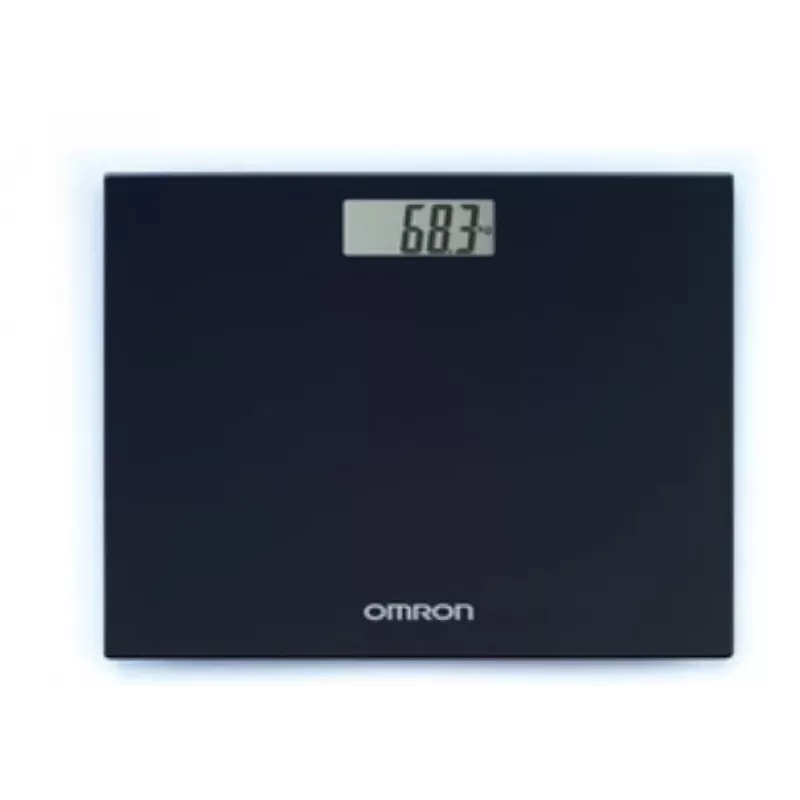 Elektrinės asmeninės svarstyklės Omron HN-289-E juodos su LCD ekranu, automatinis išsijungimas
