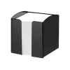 Durable TREND Square Black užrašų dėžutė 105x100x100 mm