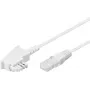 Goobay 60677 Telefono laidas 30 m Baltas (60677)