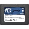 2,5 colio SATA III SSD PATRIOT P210 2 TB – 500 MB/s skaitymas, 400 MB/s rašymas, 7 mm