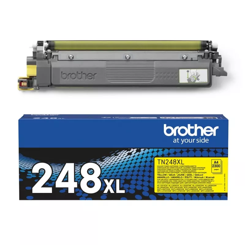 Brother TN-248XLY kasetė su toneriais 1 vnt. Originali geltona