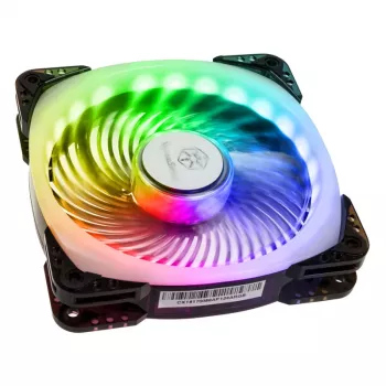 SilverStone SST-AP124-ARGB 120mm ARGB korpuso ventiliatorius – juodas
