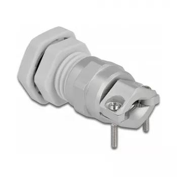 Kabelio įvadas DeLOCK 60352 pilkas metalas plastikas
