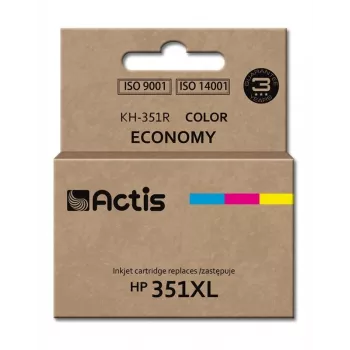 Kasetė Actis KH-351R suderinama su HP 351XL, dažų rašalas 21 ml (CMY), standartinė išeiga
